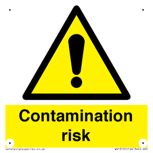 Contamination risk